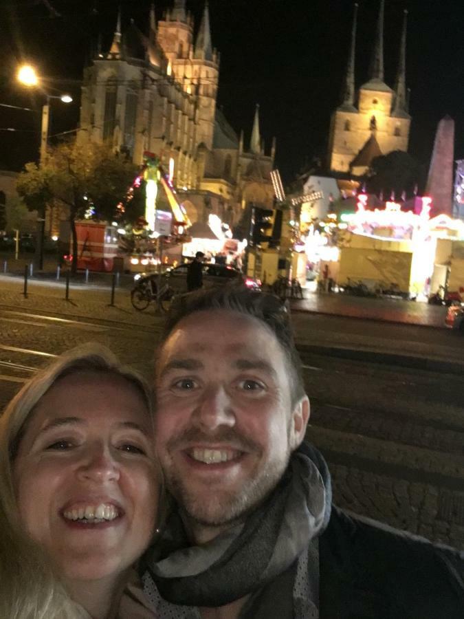 Ferienwohnung In Erfurt Mit Kleinem Balkon, 2 Schlafzimmer Exteriér fotografie