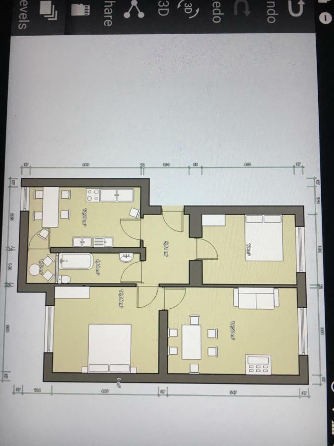 Ferienwohnung In Erfurt Mit Kleinem Balkon, 2 Schlafzimmer Exteriér fotografie